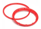 Heavy Duty Wheel Bead Lock Rings for HPI Baja 5B - Red (1 Pair - fits 2 Wheels)