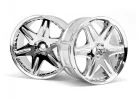 HPI LP32 Wheels - Work LS406 Chrome - 1 Pair