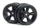 Vintage 5 Spoke Wheel 26mm Black Chr for 26mm Vint. Tyres