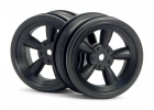 Vintage 5 Spoke Wheel 26mm Black Chr for 26mm Vint. Tyres