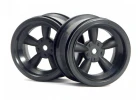 Vint 5 Spoke Whl 31mm/6mm Oset Black Chr for 31mm Vint. Tyres