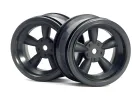 Vint 5 Spoke Whl 31mm/6mm Oset Black Chr for 31mm Vint. Tyres