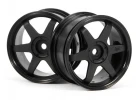 TE37 Wheel 26mm Black (0mm Offset)