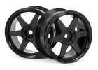 TE37 Wheel 26mm Black (0mm Offset)