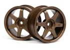 TE37 Wheel 26mm Bronze 0mm Offset for Std TC Tyres