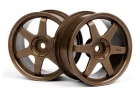 TE37 Wheel 26mm Bronze 0mm Offset for Std TC Tyres