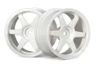 TE37 Wheel 26mm White (3mm Offset)