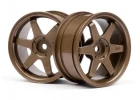 TE37 Wheel 26mm Bronze 3mm Offset for Std TC Tyres