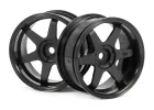 TE37 Wheel 26mm Black (6mm Offset)