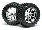 Goliath Tyre 7inch On Blast Whl Chrome With 17mm Hex
