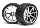Phaltline Tyre 7inch On Blast Wheel Chrome With 17mm Hex