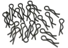 HPI Black Body Clips (Pk 20)