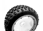HB PROTO TIRE (White/Baja 5B/Rear/2pcs)