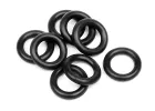 O Ring 6x9.5x1.9mm (8Pcs) (Black)