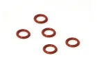 Silicon O-Ring SS-045 (Red) 4.5x6.6mm (5Pcs)