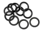 O-Ring P10 10x2mm Black (10Pcs)