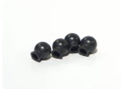 Ball 6.8x7.3x3mm (Black) (4Pcs)