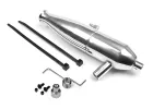 Aluminium Tuned Pipe - Smooth - Polished - Fits HPI Savage