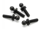 Ball 4.3x20mm 4-40 Black (4Pcs)