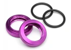 Shock Adjuster Nut 20mm Baja (Purple/2Pcs)