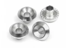 HPI Wheel Washer (Silver/4Pcs)