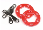 Dual Fiberglass Brake Disk Plate Set - Use With HP86322