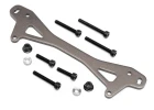 Rear Shock Mount Plate A - Gun Metal - Baja 5B SS