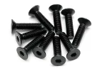Flat Head Screw M4x15mm (Hex Socket/10Pcs)
