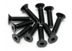 Flat Head Screw M4x15mm (Hex Socket/10Pcs)
