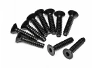 TP. Flat Head Screw M4X18mm (Hex Socket/10Pcs)