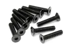 Countersunk Flat Head Screw M3x15mm (6pcs) 2mm Hex Socket