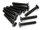 Countersunk Flat Head Screw M3x18mm (6pcs) 2mm Hex Socket