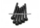 Cap Head Screw M3x42 Black (6pcs) Hex Socket