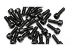 Wheel Screw Cap Head (25pcs) 4-40 Thread - 2.5mm Hex Socket)