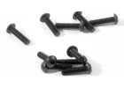 Button Head Screw M3x12mm (2mm Hex Socket/6Pcs)