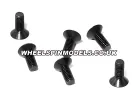 Countersunk Flat Head Screw M3x8mm (6Pcs) 2mm Hex Socket
