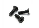 Flat Head Screw M3x10mm (6Pcs) Phillips Head