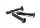 TP. Flat HD Screw M3x20 Black (10Pcs)