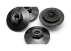 Flanged Lock Nut M5x8mm Black (4) for Savage X Wheels