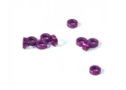 Aluminium Washer 3x6x2.0mm (Purple/10Pcs)