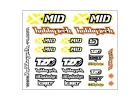 Hobbytech Xmid buggy stickers sheet