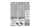 Hobbywing Black/White Decal Sheet