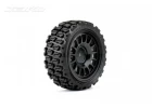 Jetko Extreme 1:10 Couragia Rally Tyres On Black 12mm Hex Wheels (4)