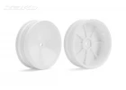 Jetko 1:10 Buggy Wheels - White - 2WD Slim Front (2)