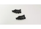 Kyosho Flat Head 3X12mm Metallic Screws (10)