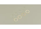 Kyosho Shims 10X12mm. (0.1/0.2) (4 Each)