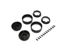 Kyosho KC10 Bead-lock 1.9 inches Dish Black Wheels (2)
