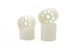 Front & Rear White Wheels Kyosho EP Fantom 4WD (4)