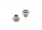 Ball Diff. Wheel Bolt Silver (2) Kyosho Plazma MK3-Fantom EP