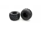KYOSHO Pre-Glued High Grip Soft Tires (2) EP MadVan FZ02L-B